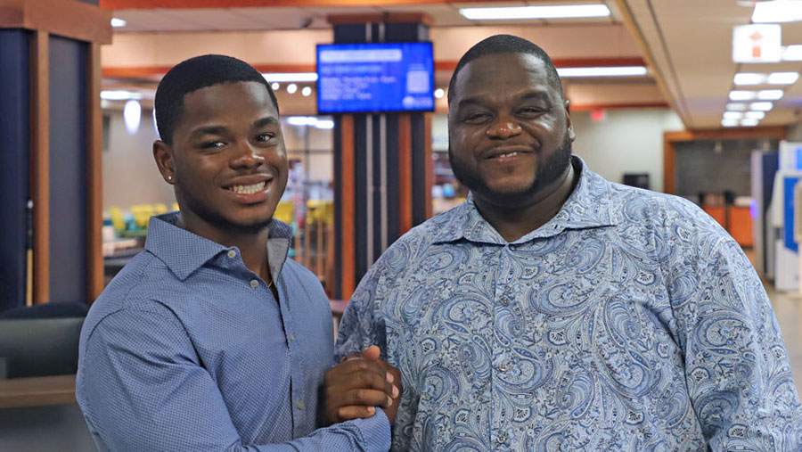 Family spotlight. Meet Delton Jr. & Sr.