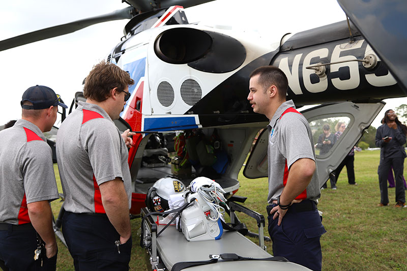 University of Florida’s Trauma One helicopter