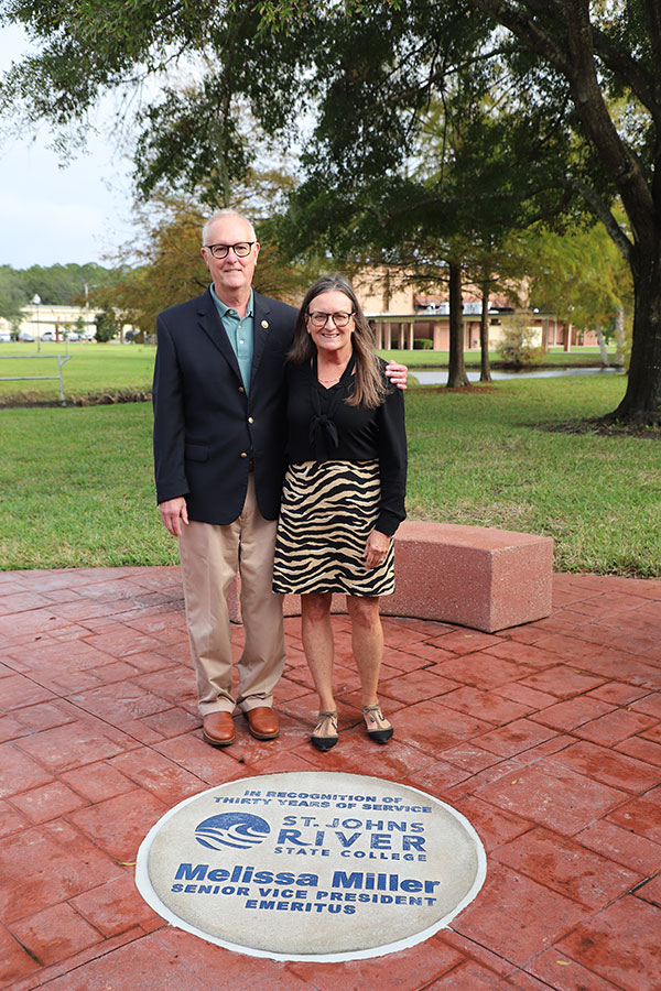 SJR State President Joe Pickens, Melissa Miller