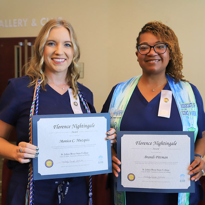 Florence Nightingale Award - Monica Muzquiz,  Brandi Pittman