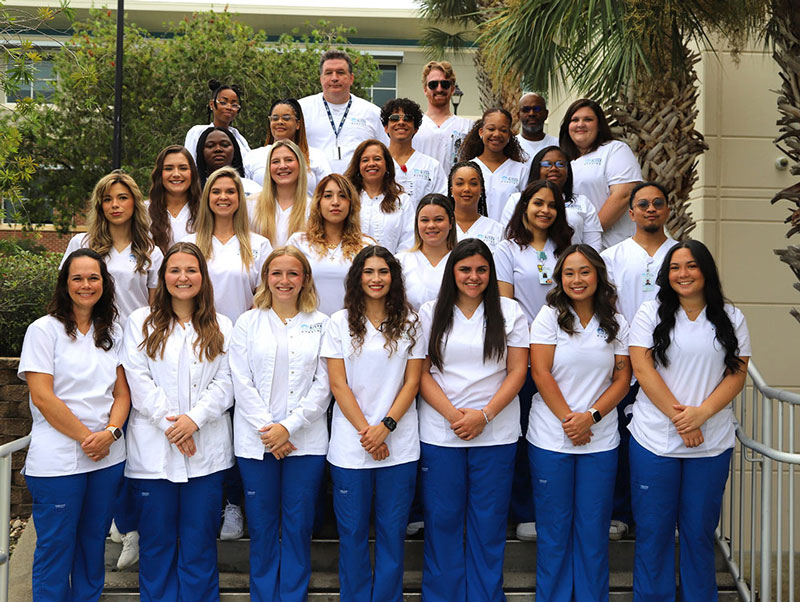 Orange Park campus graduates for Associate in Science in Nursing (ASN)