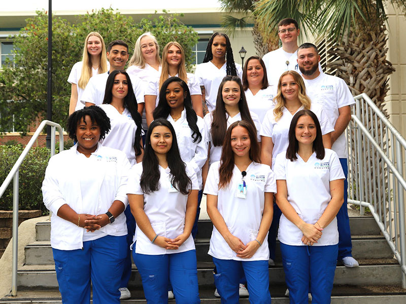 Palatka campus graduates for Associate in Science in Nursing (ASN) graduates